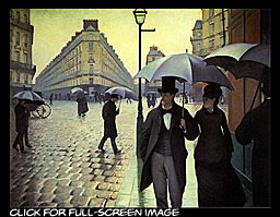 Caillebotte's Paris Street: Rainy Day
