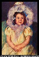 Mary Cassatt, " Margot in White"