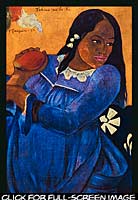 Paul Gauguin, "Woman with a Mango"