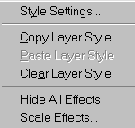 Layer > Layer Styles menu