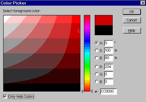 web safe color picker