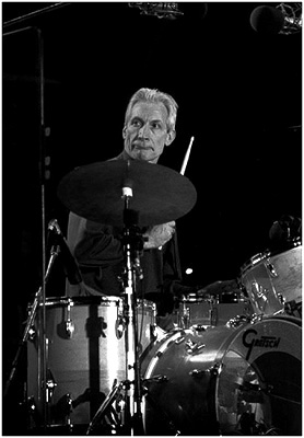 Charlie Watts photographed by Jim Crowley
