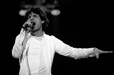 Mick Jagger photographed by Jim Crowley