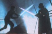 Luke and Vader fighting