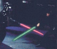 Luke and Vader, second fight