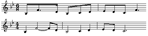 Siegfried's two motifs compared